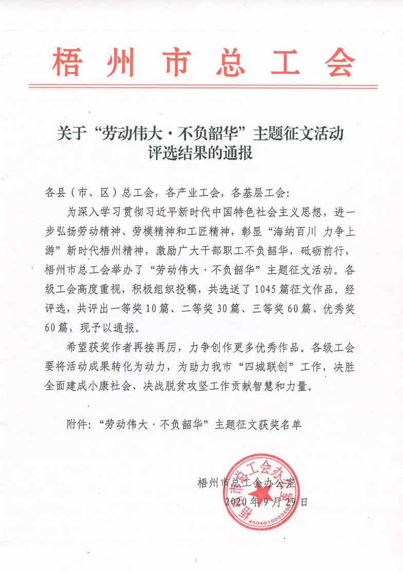 2020年&ldquo;勞動偉大&bull;不負(fù)韶華&rdquo;主題征文活動評選結(jié)果的通報(bào).jpg