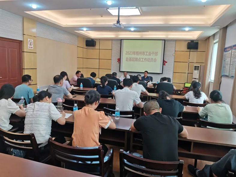 梧州市總工會召開2023年梧州市工會干部赴基層蹲點(diǎn)工作動(dòng)員會