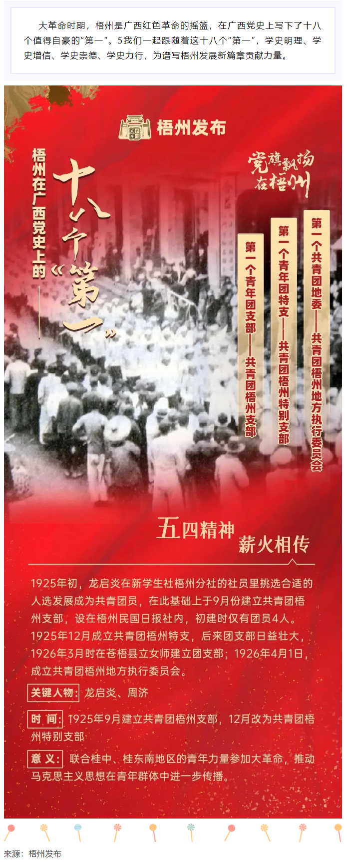 【職工學(xué)黨史】梧州的18個(gè)&ldquo;第一&rdquo;之⑾丨廣西第一個(gè)共青團(tuán)地委、第一個(gè)青年團(tuán)特支、第一個(gè)青年團(tuán)支部.png